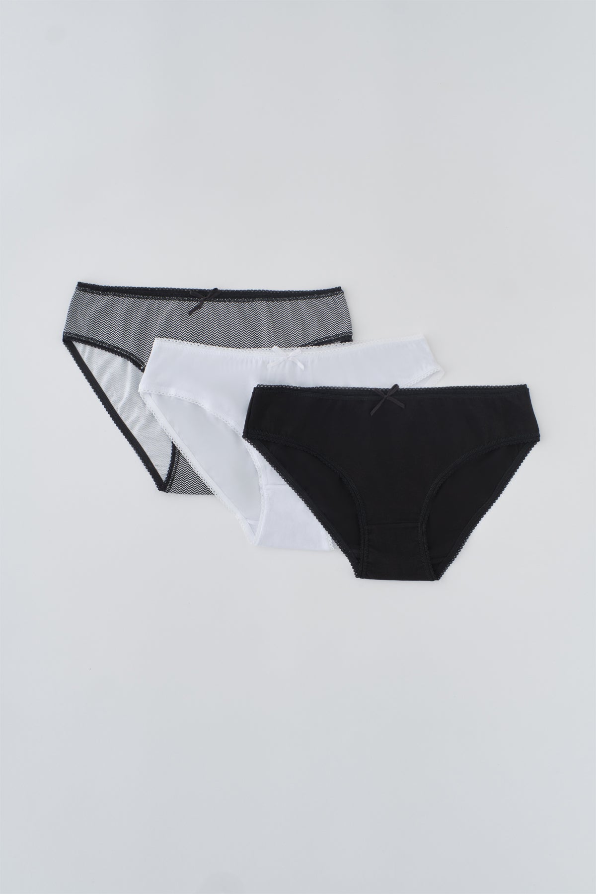 BLACK SLIP PACK OF 3
