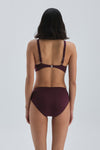 BORDEAUX SHAPEWEAR BIKINI TOP