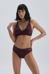 BORDEAUX SHAPEWEAR BIKINI TOP