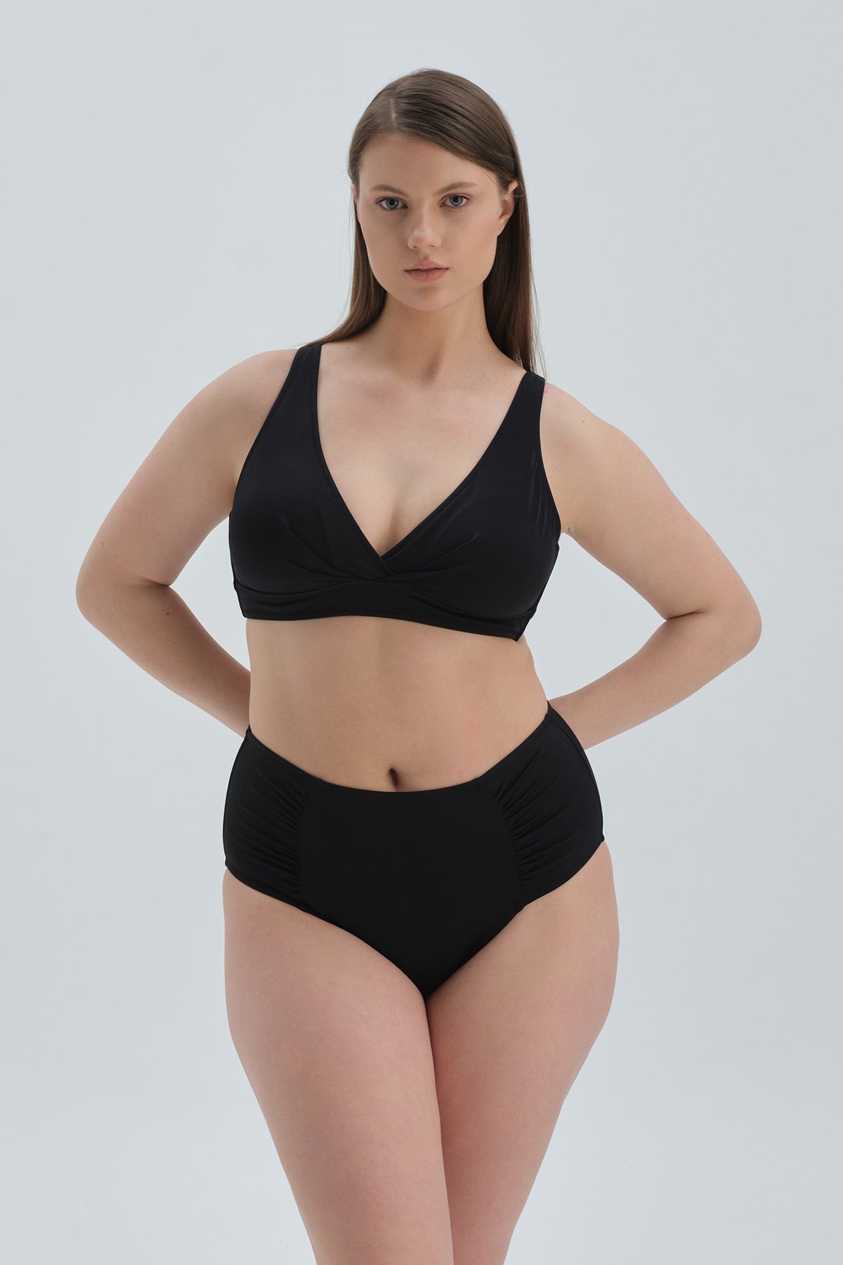 BLACK SHAPEWEAR BIKINI TOP