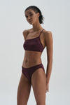 BORDEAUX BIKINI TOP