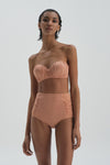 SALMON BIKINI TOP