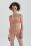 SALMON BIKINI TOP