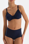 NAVY SHAPEWEAR BIKINI TOP