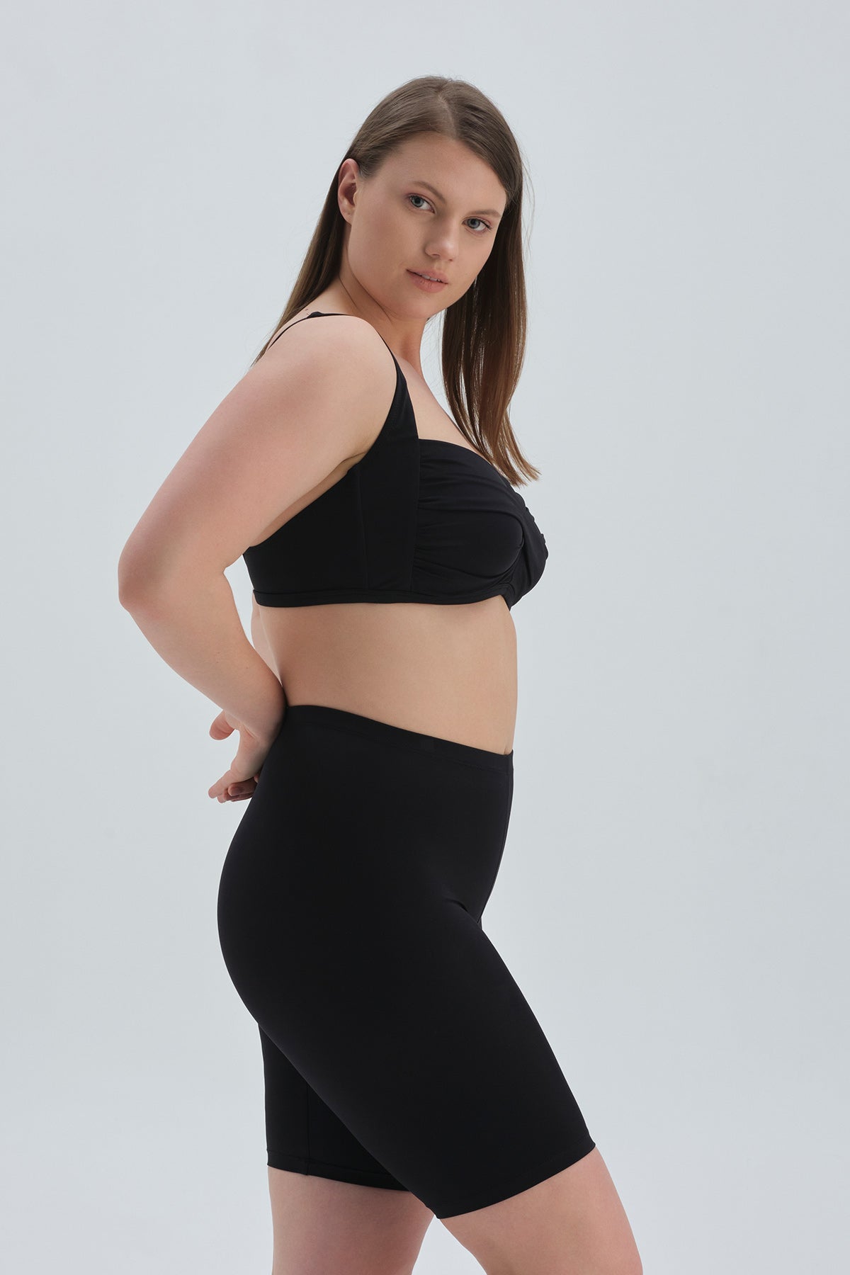 BLACK SHAPEWEAR BIKINI BOTTOM