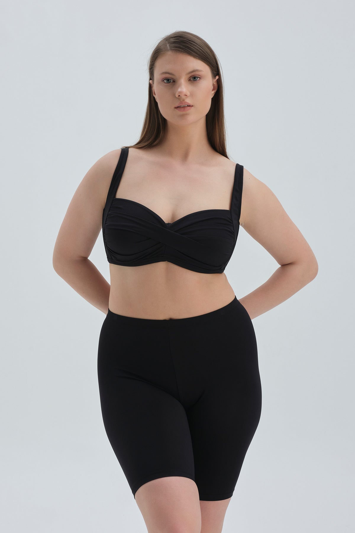 BLACK SHAPEWEAR BIKINI BOTTOM