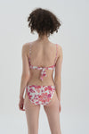 FUCHSIA - WHITE BIKINI BOTTOM