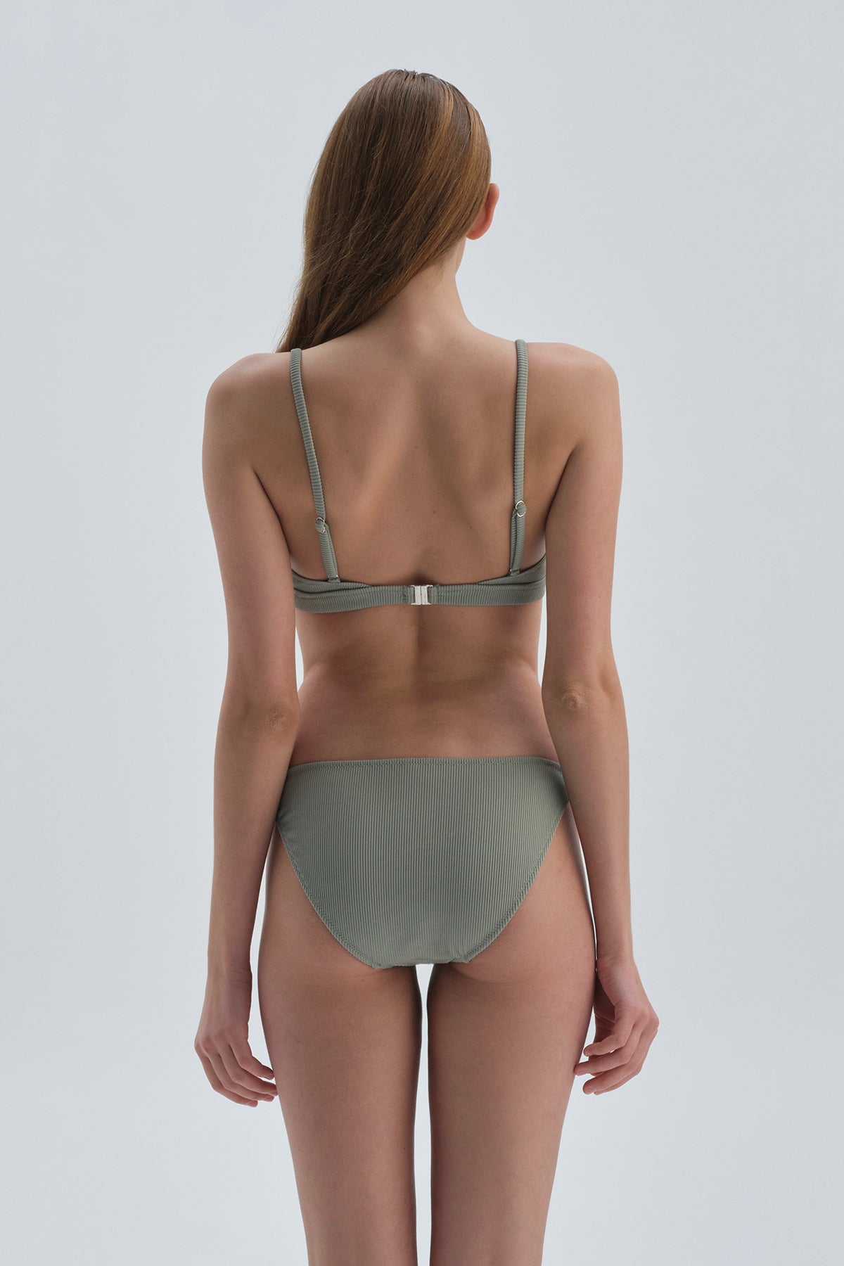 Haki Düşük Bel Bikini Alt