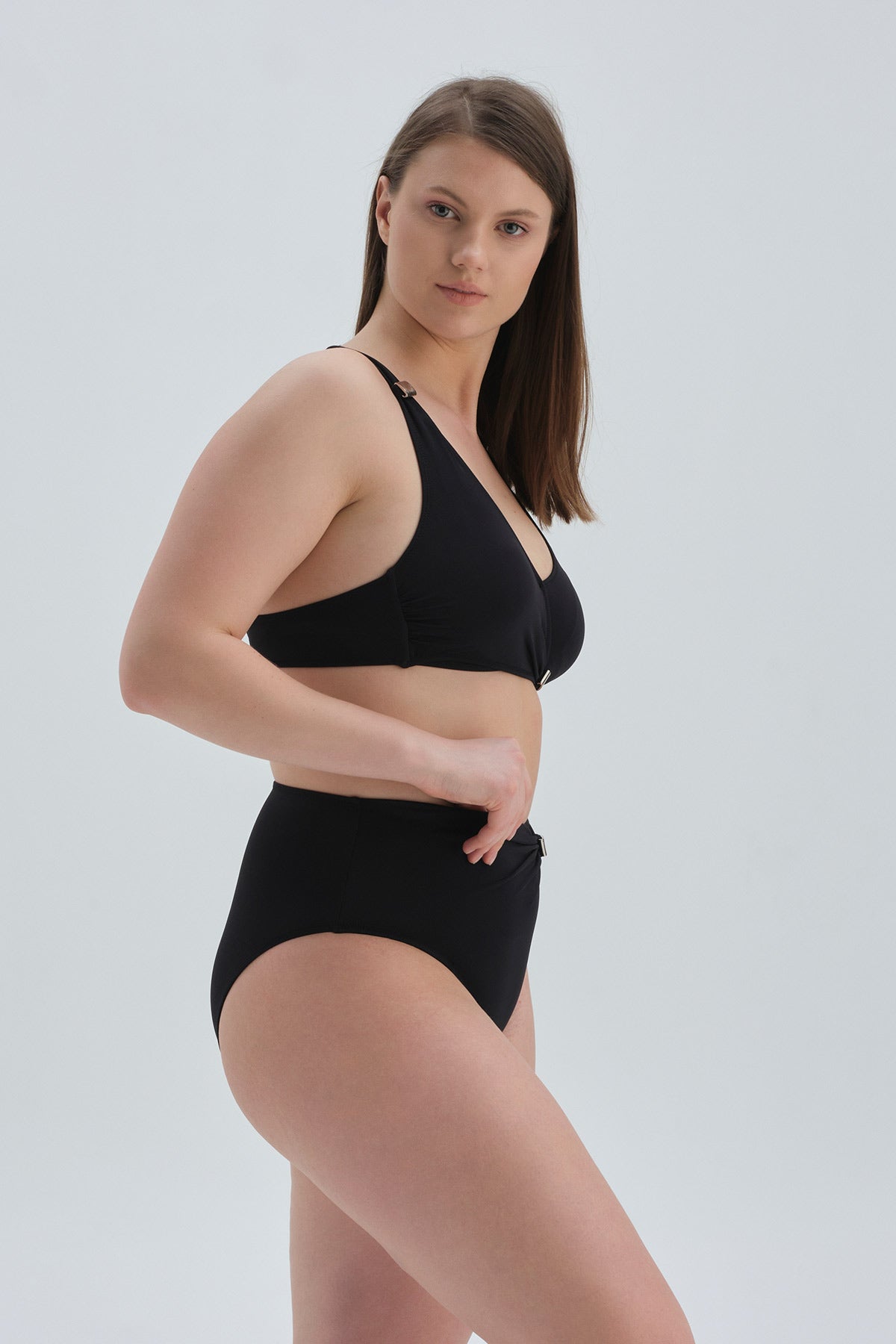 BLACK SHAPEWEAR BIKINI BOTTOM
