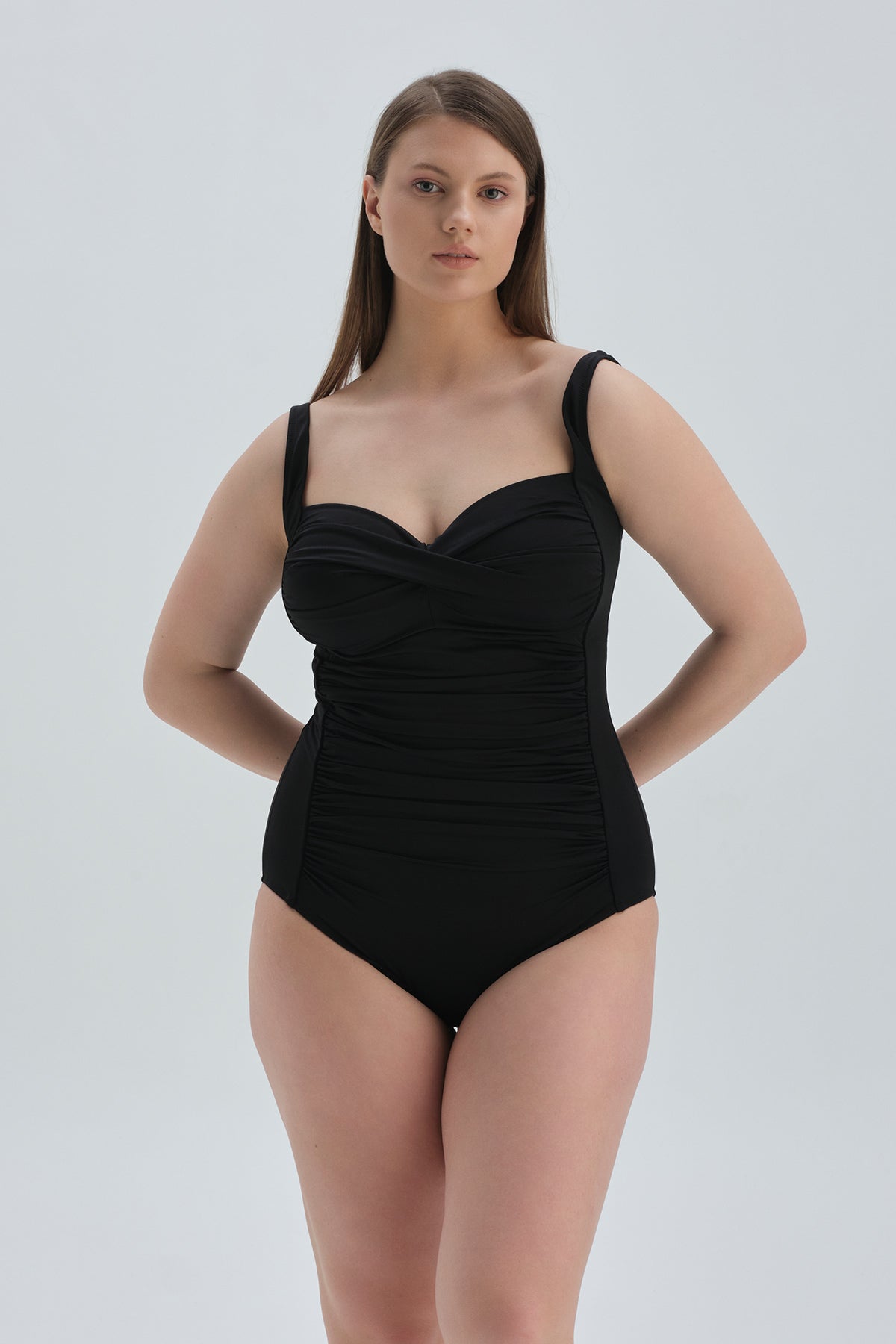 BLACK SHAPEWEAR SWIMSUIT