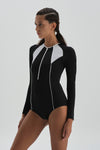 BLACK - WHITE SWIMWEAR