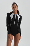 BLACK - WHITE SWIMWEAR