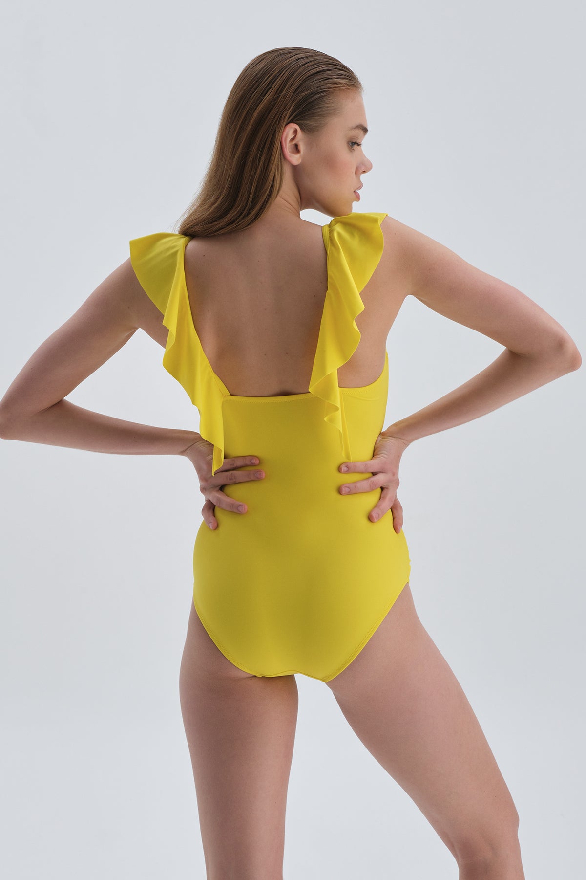 NEON YELLOW SHAPEWEAR SWIMSUIT