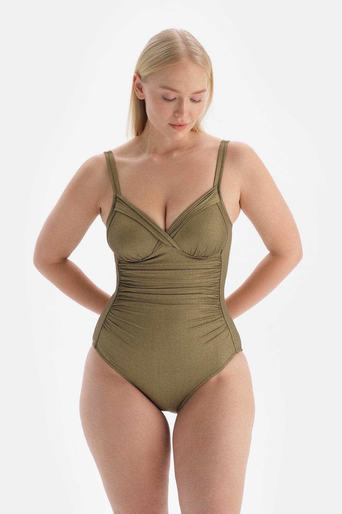 GREEN SHAPEWEAR SWIMSUIT