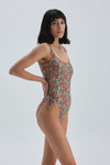 VERMILLION TURQUOISE SWIMSUIT