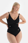BLACK SHAPEWEAR SWIMSUIT