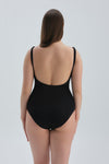 BLACK SHAPEWEAR SWIMSUIT