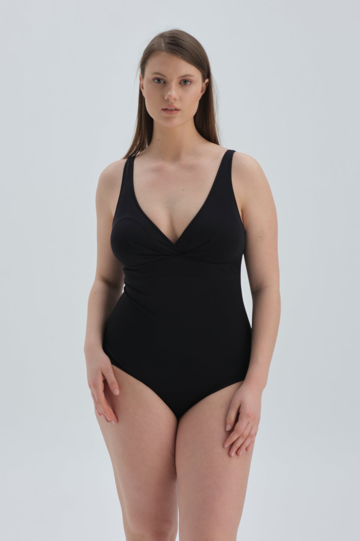 BLACK SHAPEWEAR SWIMSUIT