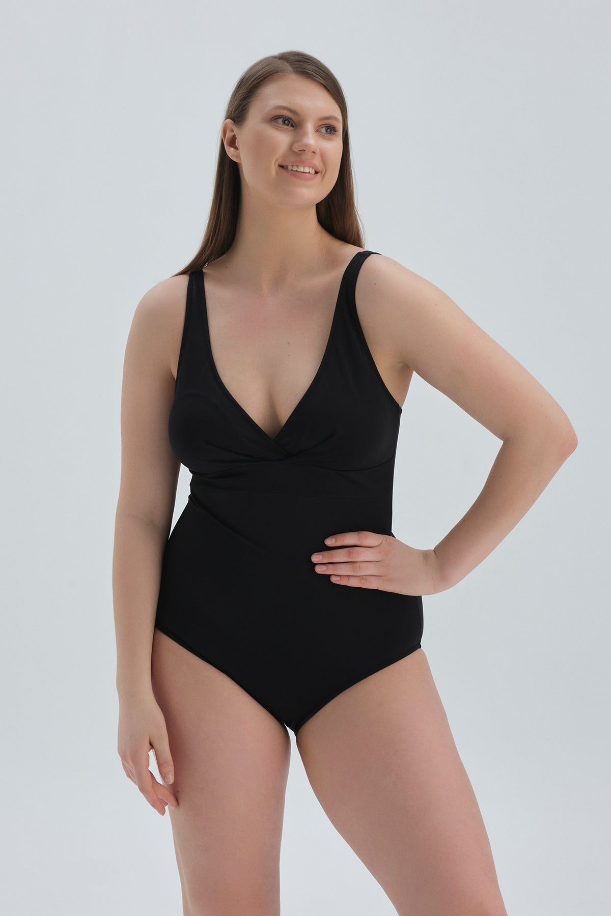 BLACK SHAPEWEAR SWIMSUIT