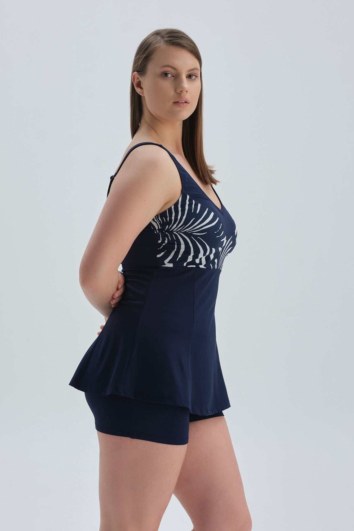 NAVY TANKINI TOP