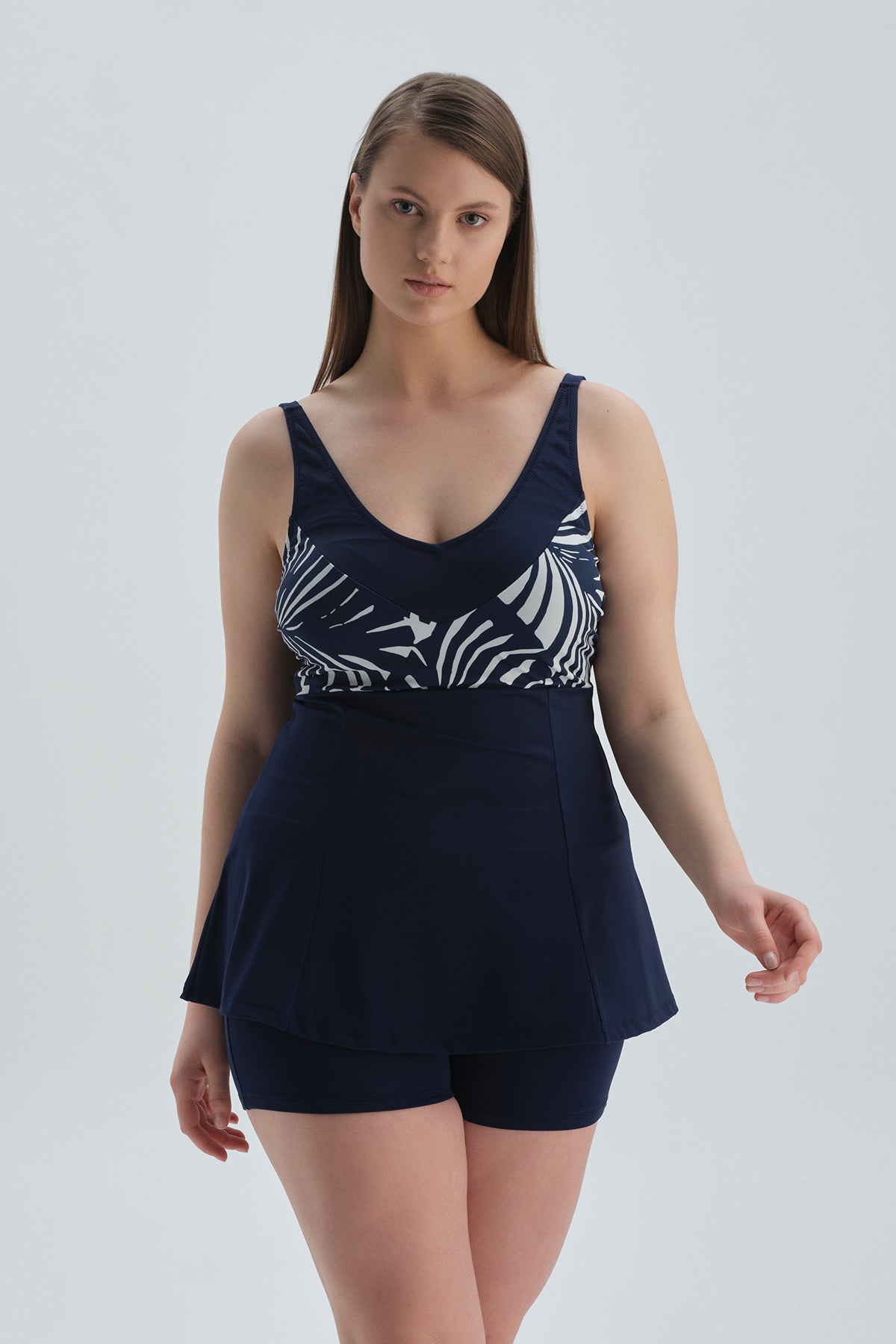 NAVY TANKINI TOP