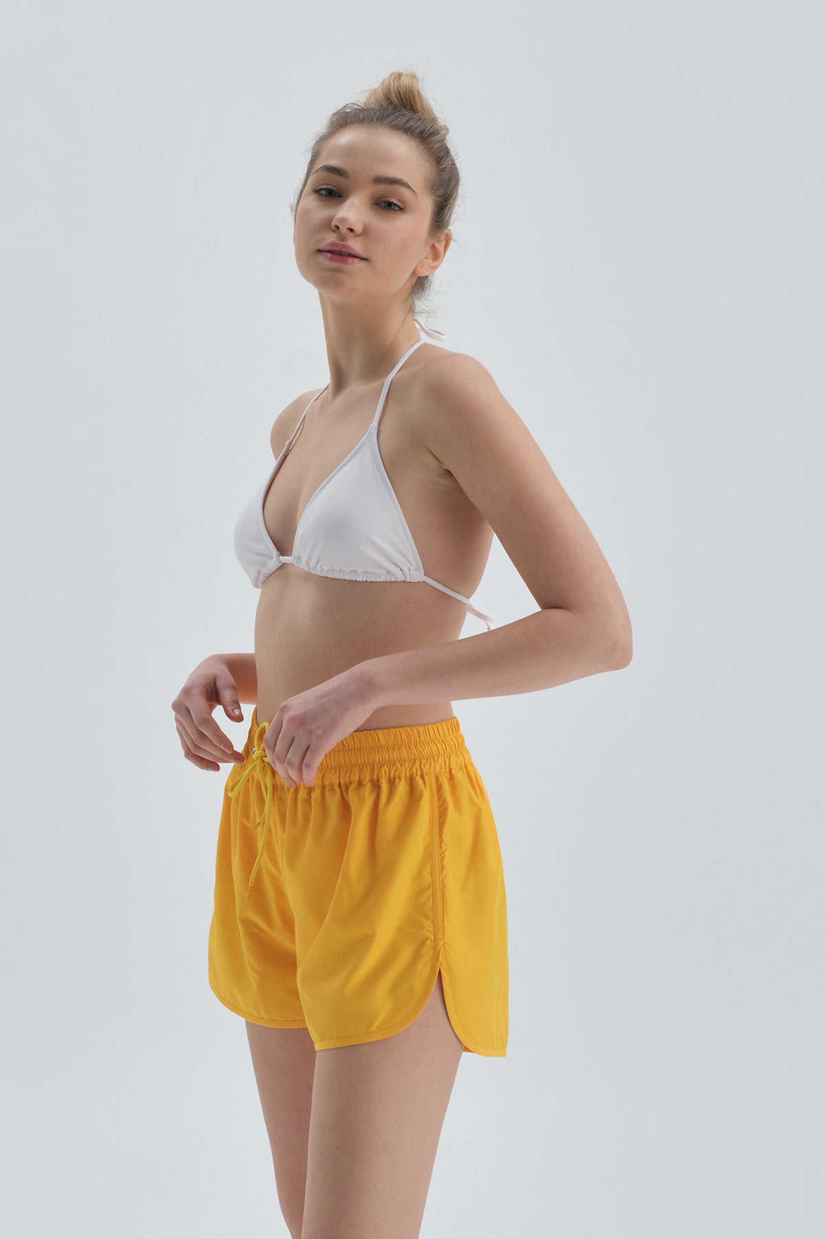 YELLOW SWIM SHORT