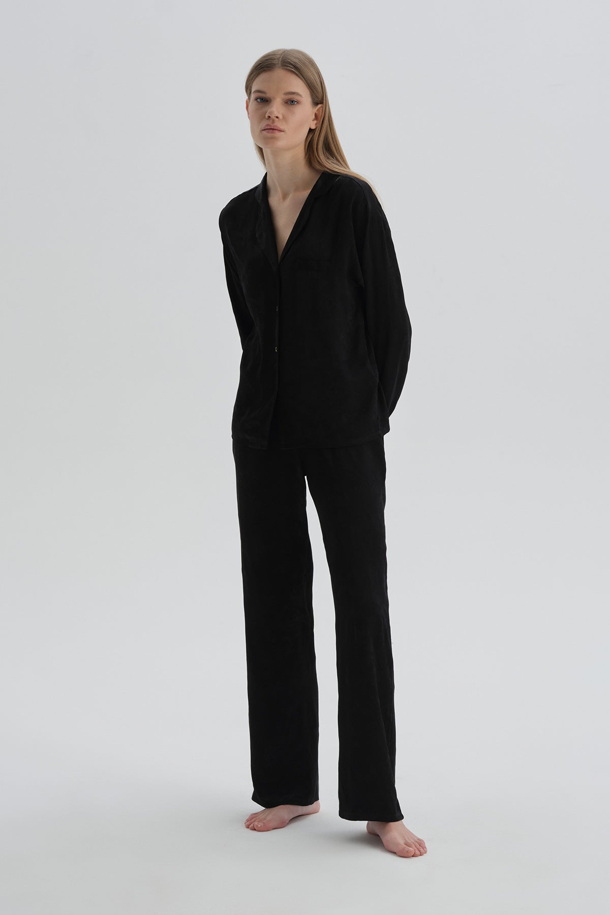 BLACK PYJAMA BOTTOM