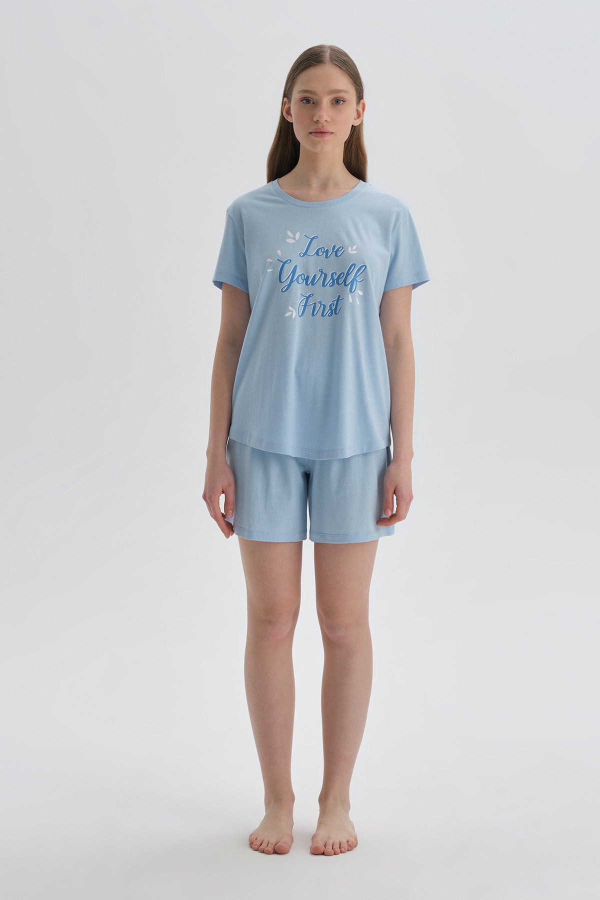 LIGHT BLUE SHORT SET