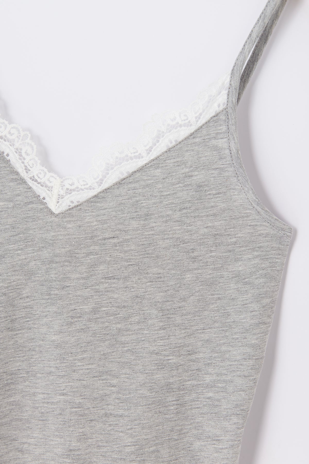 GREY MELANGE SHORT SET