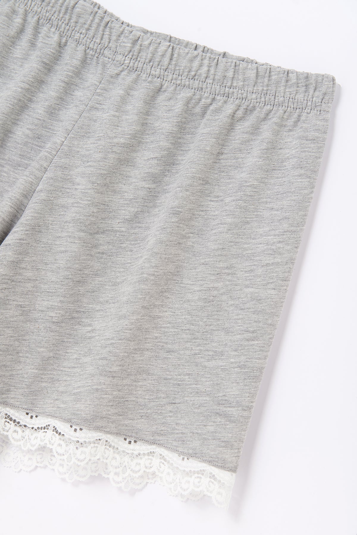 GREY MELANGE SHORT SET