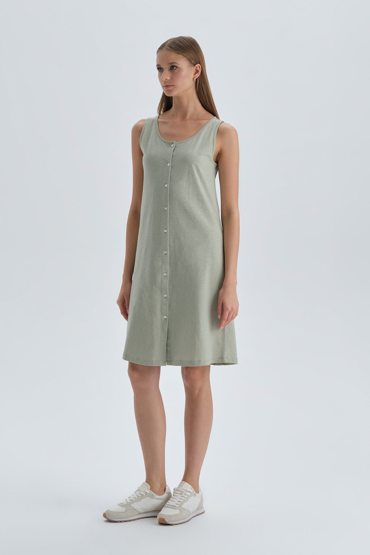 LIGHT GREEEN DRESS