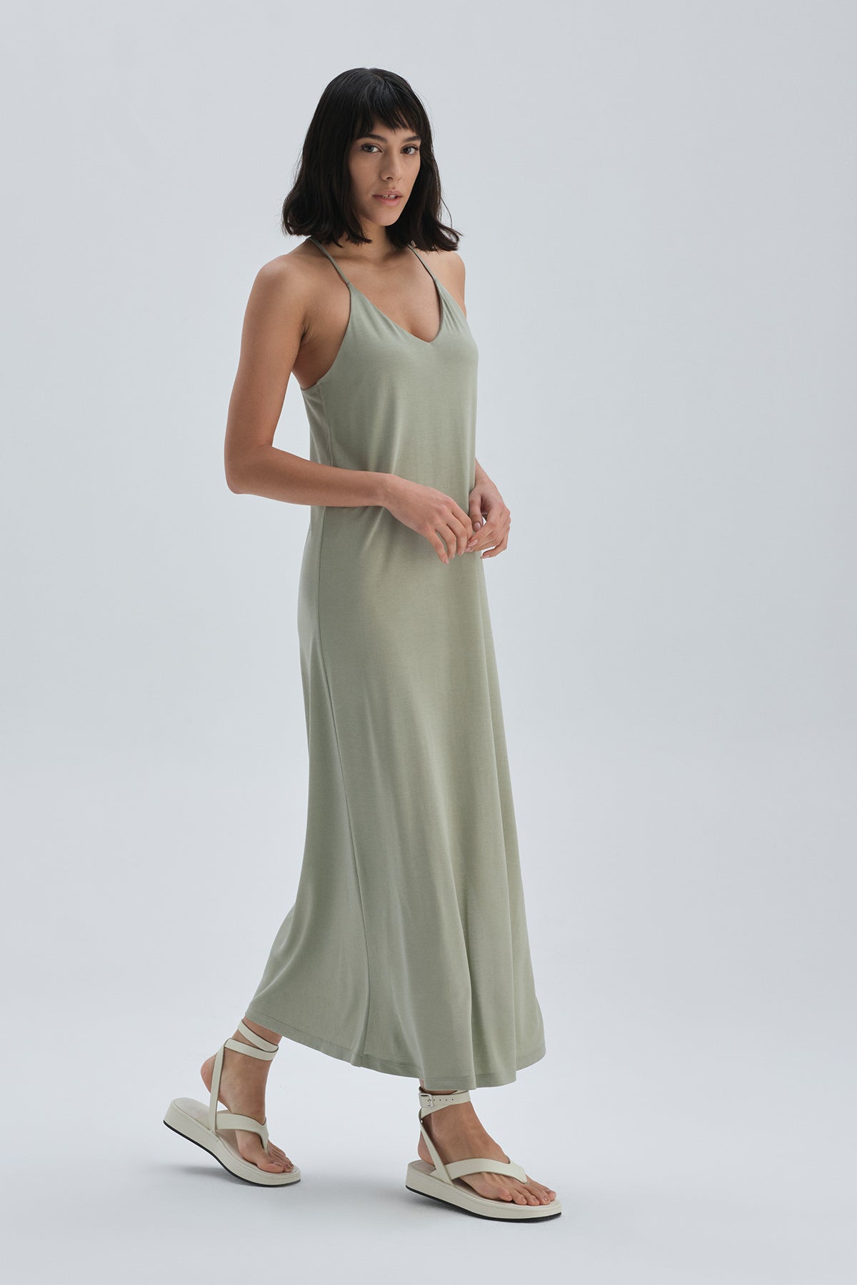LIGHT GREEEN DRESS