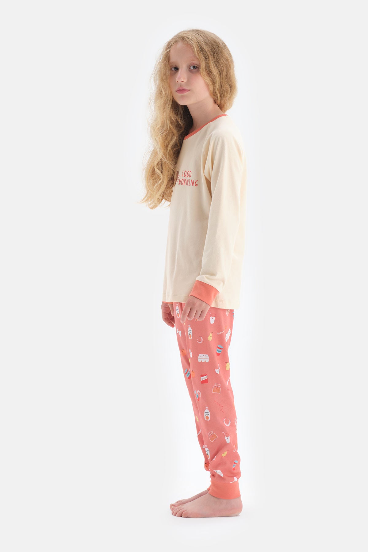 SALMON PYJAMA SET