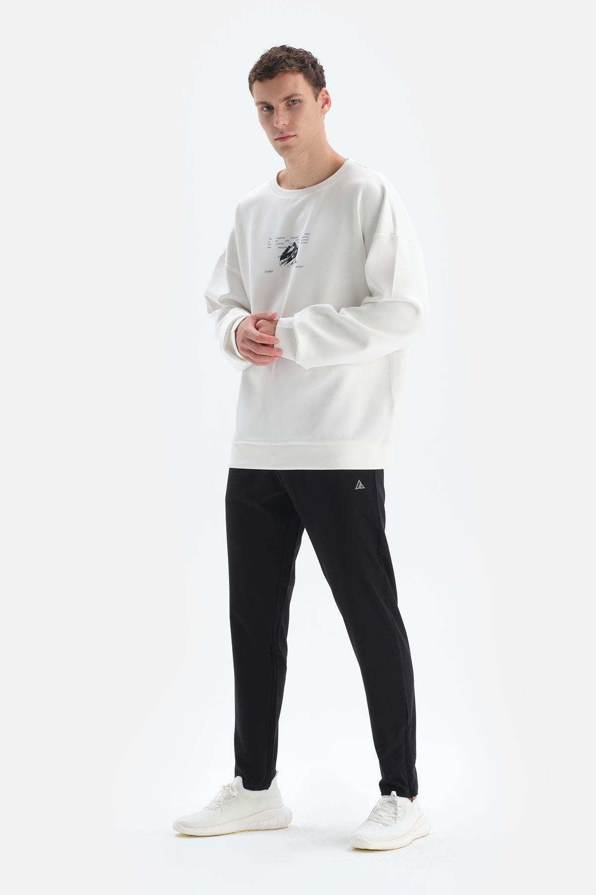 BLACK TRACKSUIT BOTTOM