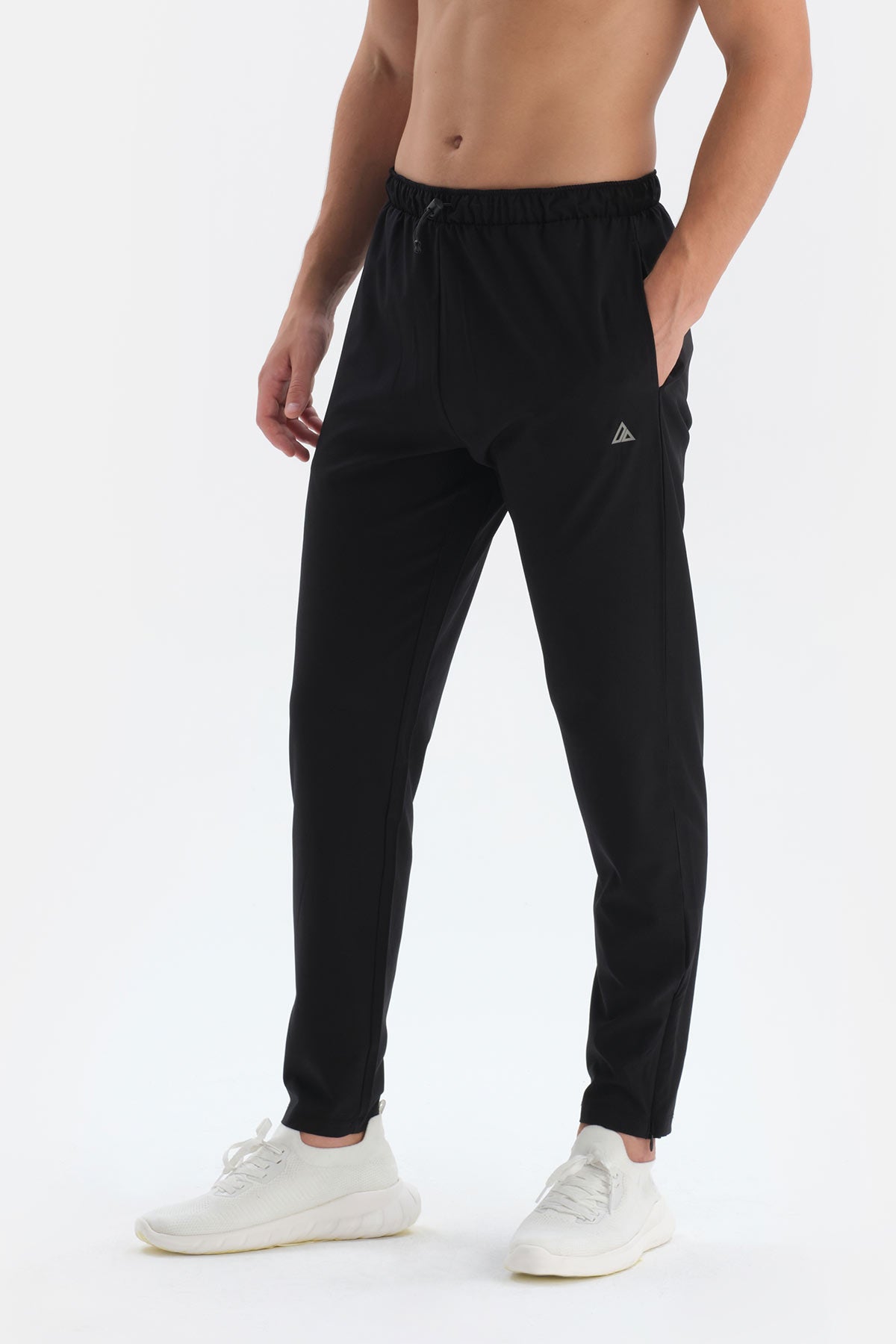 BLACK TRACKSUIT BOTTOM