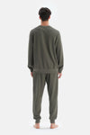 KHAKI TRACKSUIT BOTTOM