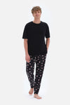 BLACK PYJAMA BOTTOM