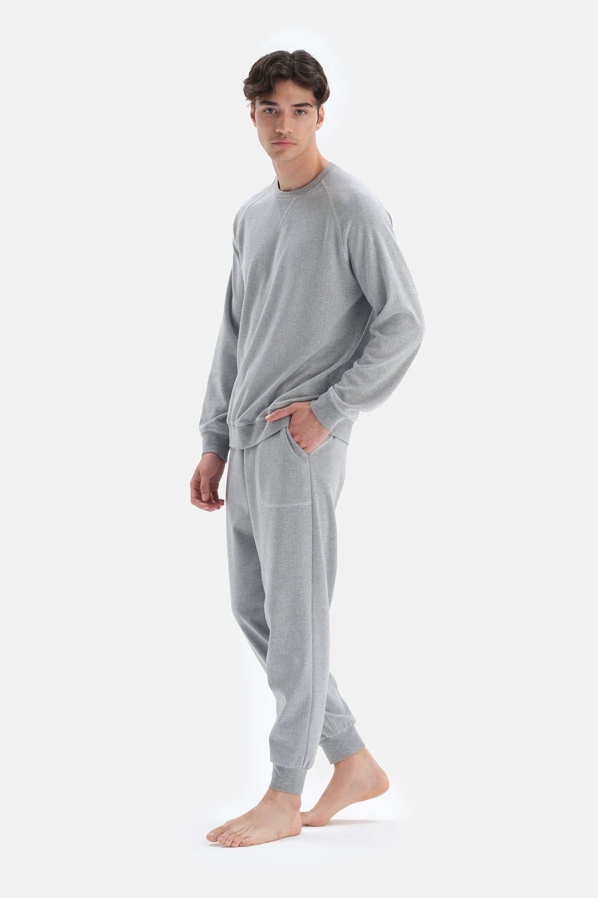 GREY PYJAMA SET