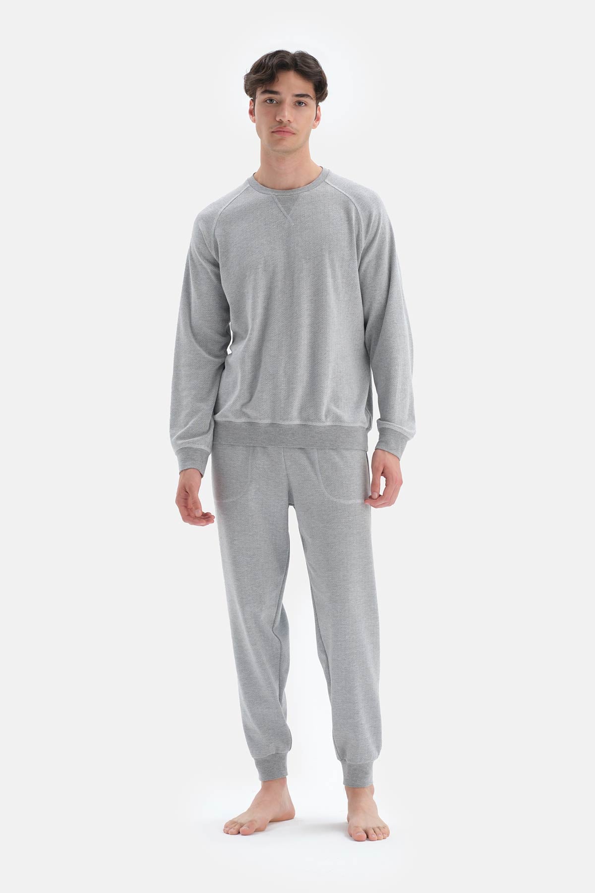 GREY PYJAMA SET
