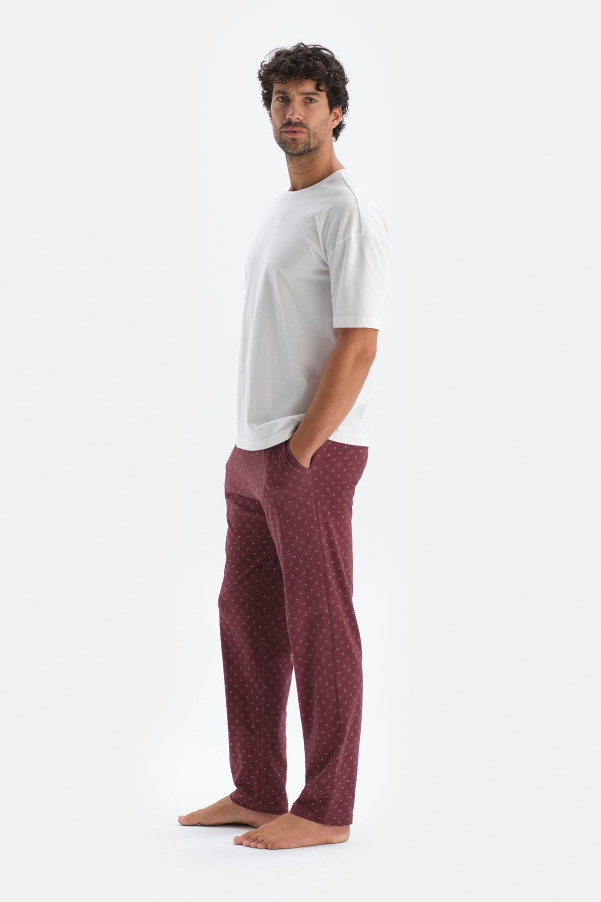 BORDEAUX PYJAMA BOTTOM