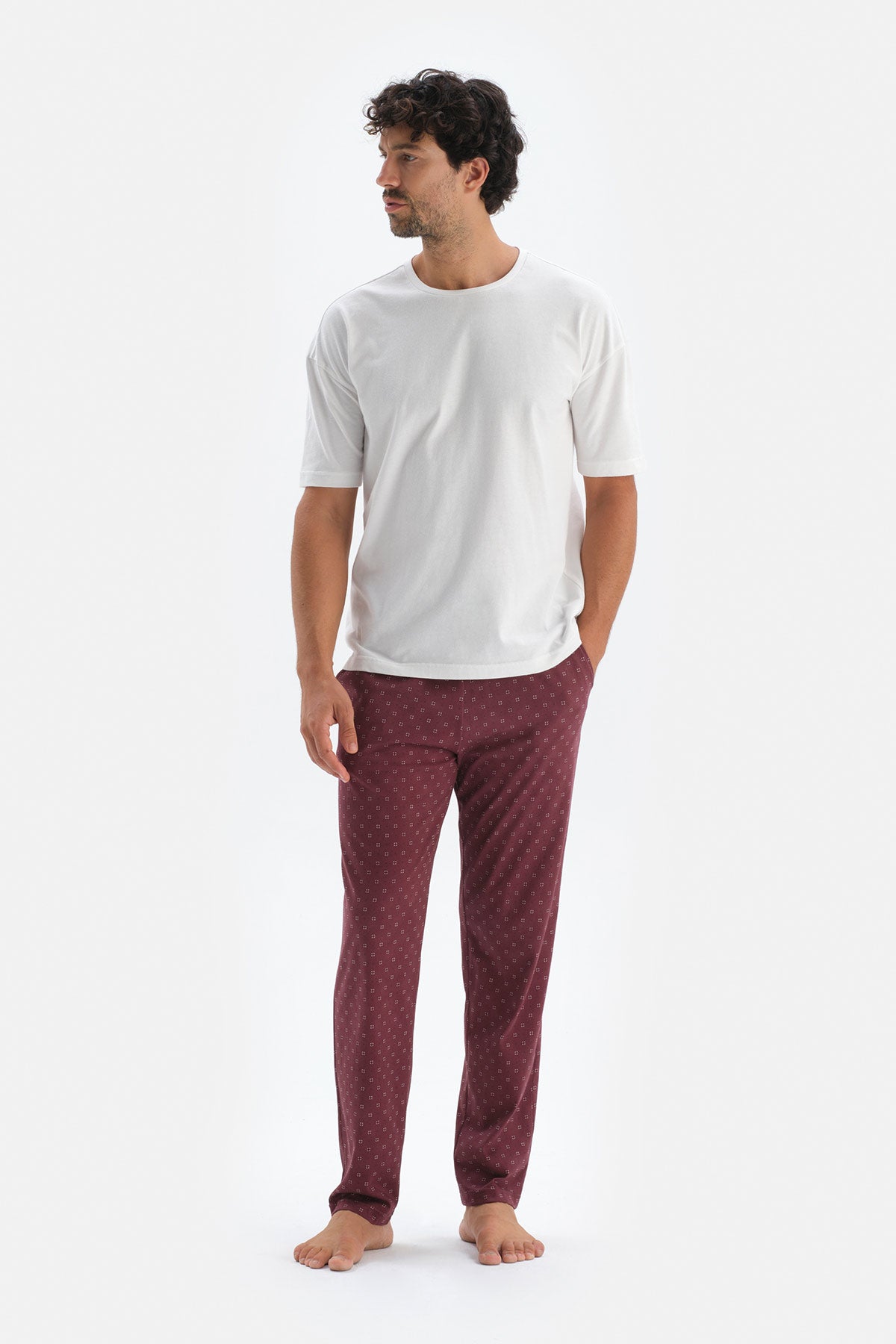 BORDEAUX PYJAMA BOTTOM