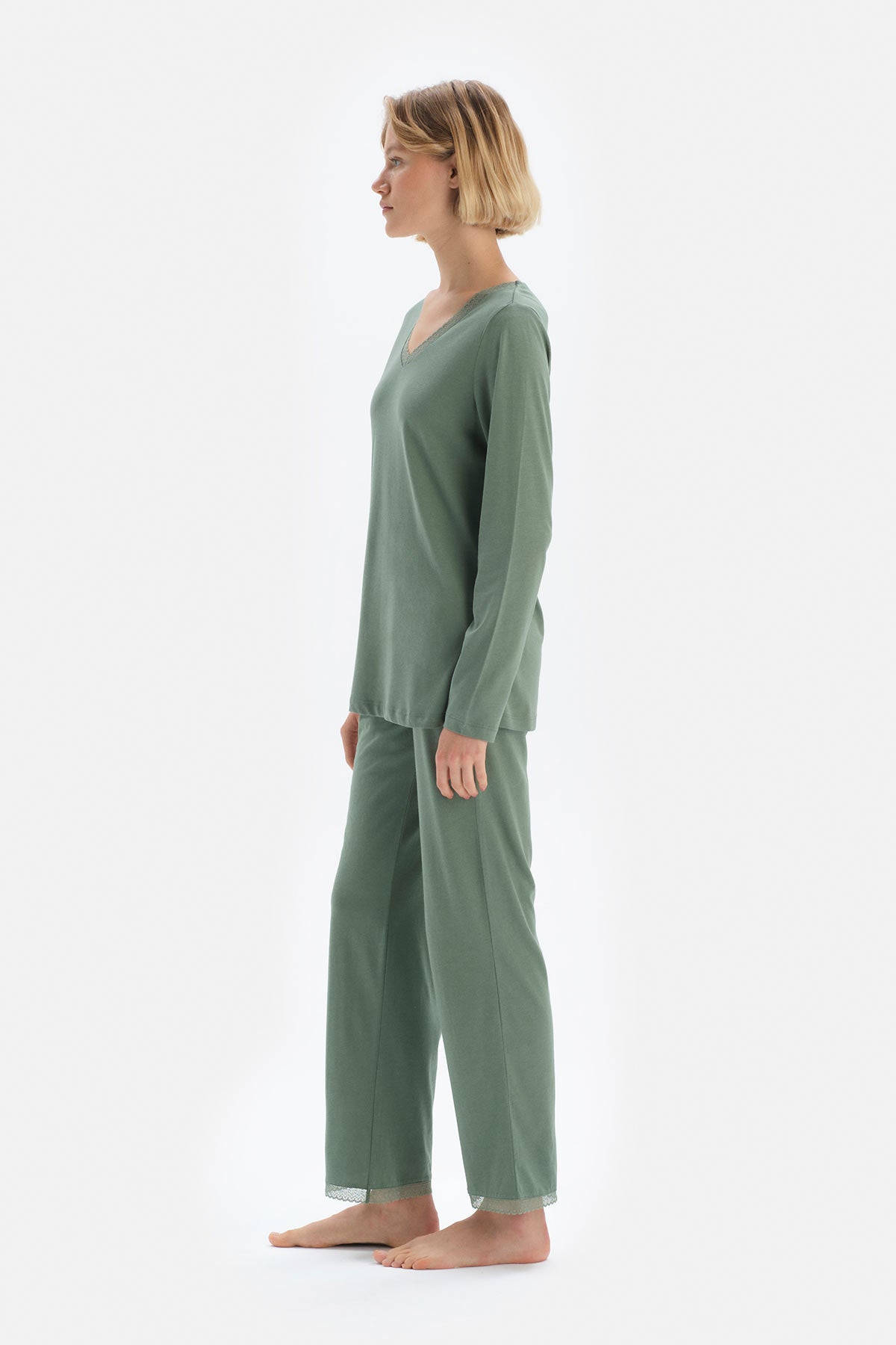 GREEN PYJAMA SET