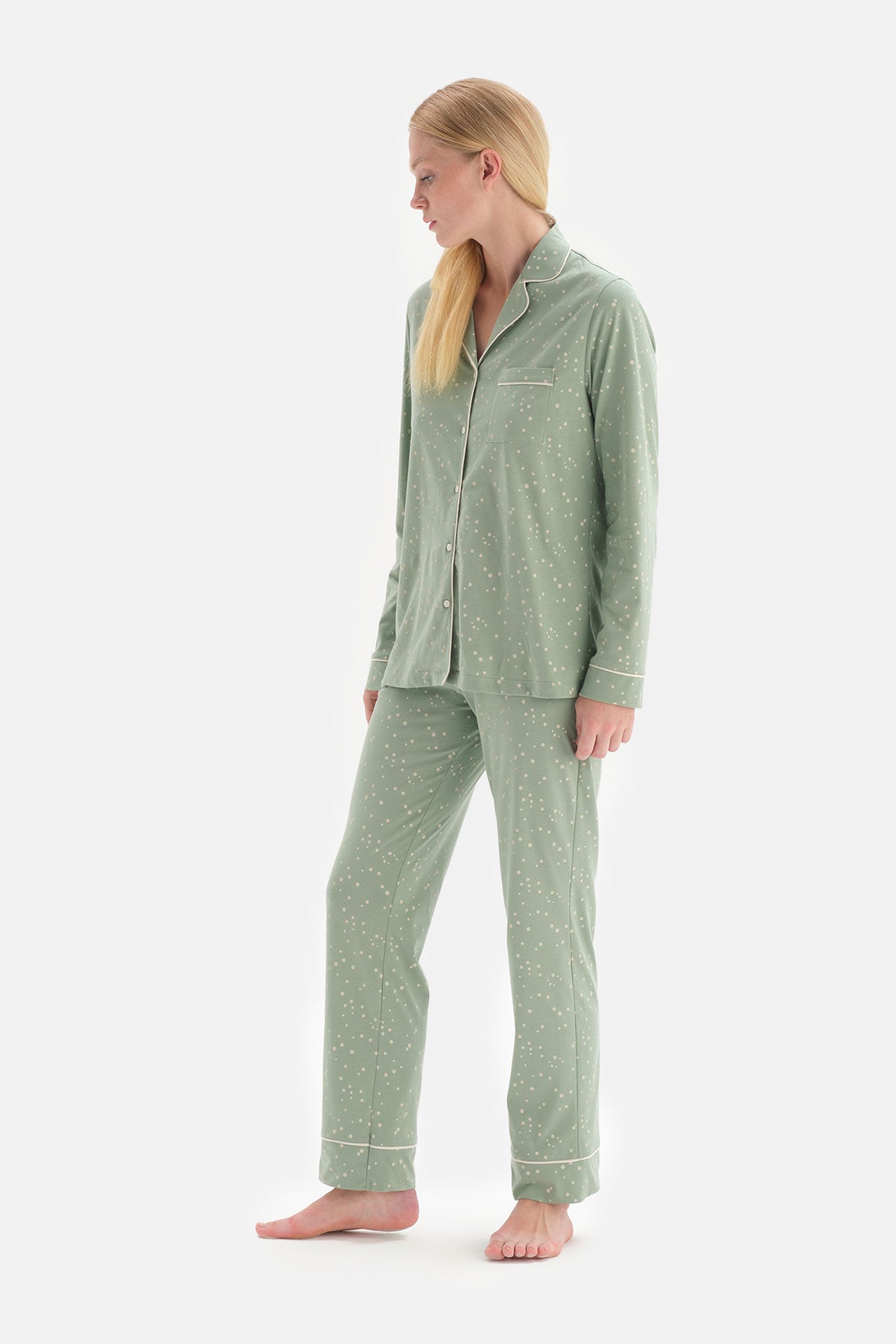 GREEN PYJAMA SET