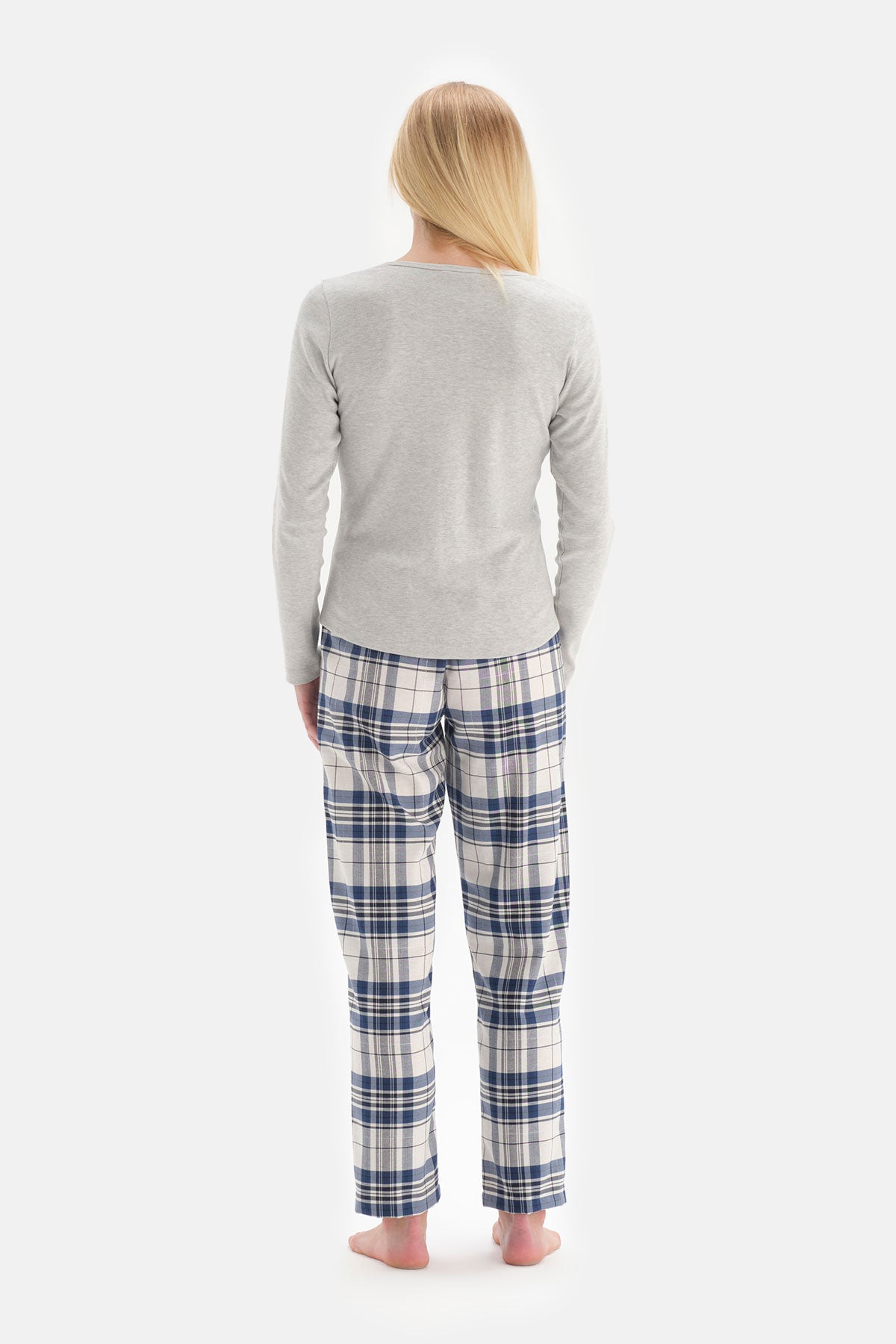 GREY MELANGE PYJAMA SET