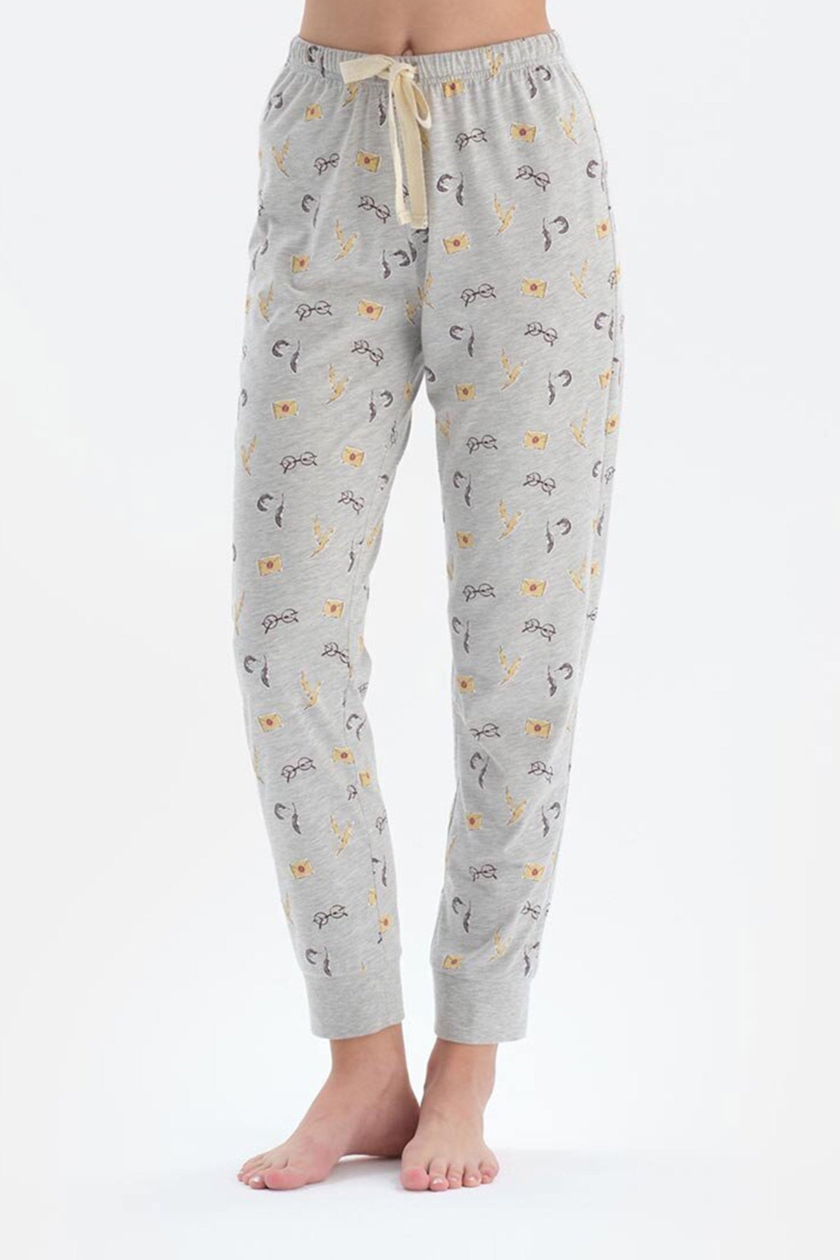 GREY MELANGE PYJAMA SET