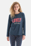NAVY PYJAMA SET