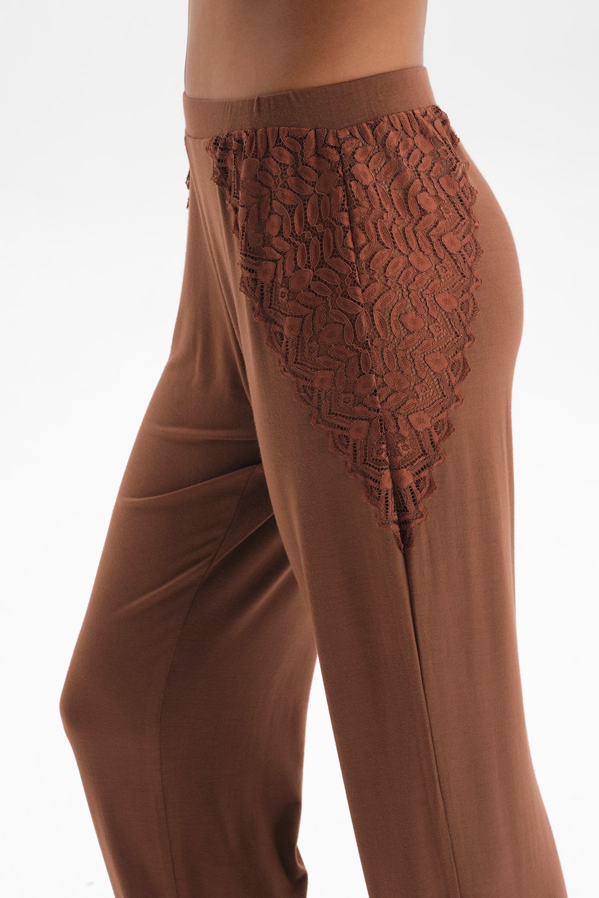 BROWN PANTS SET
