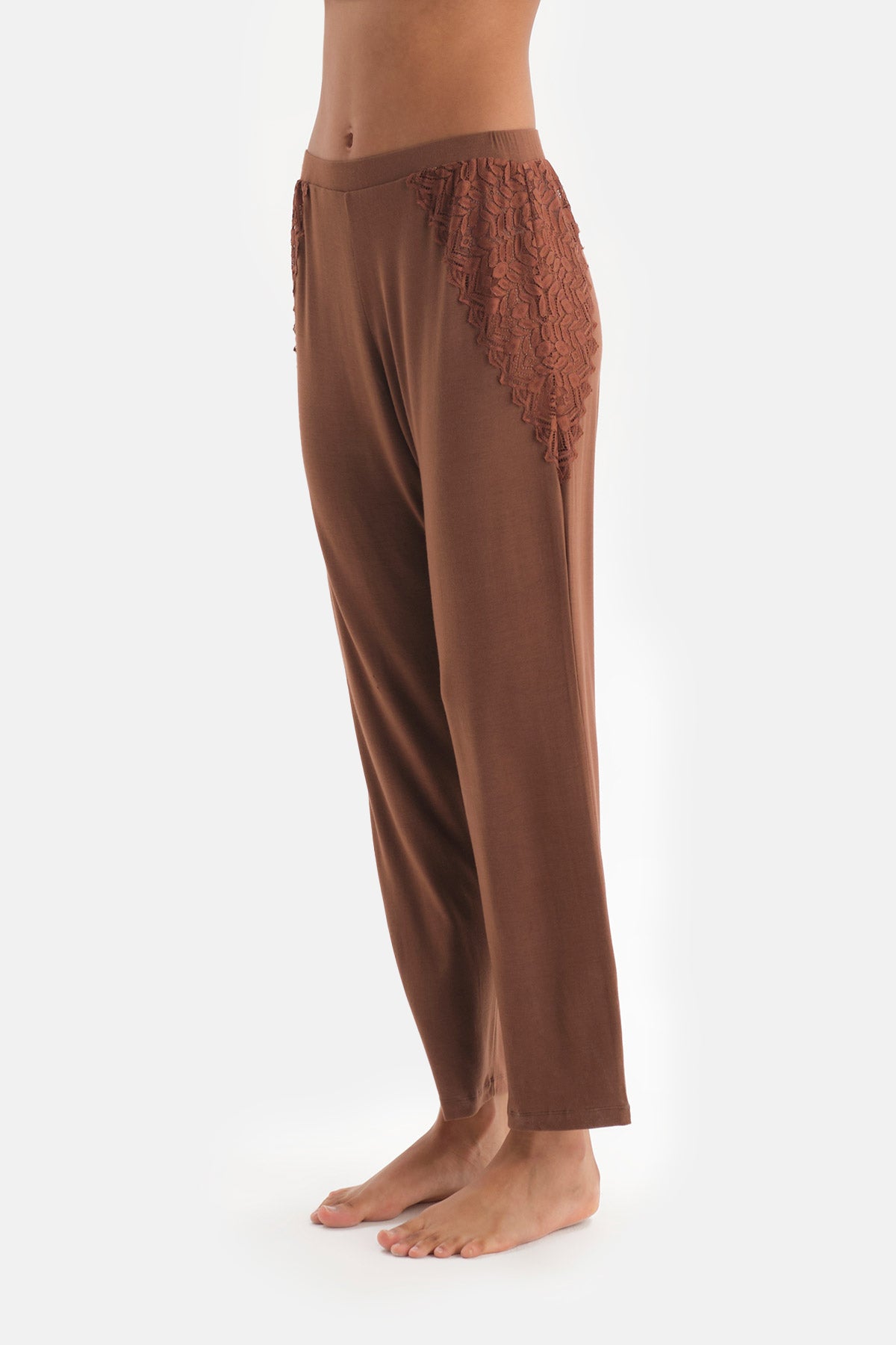 BROWN PANTS SET