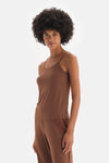 BROWN PANTS SET