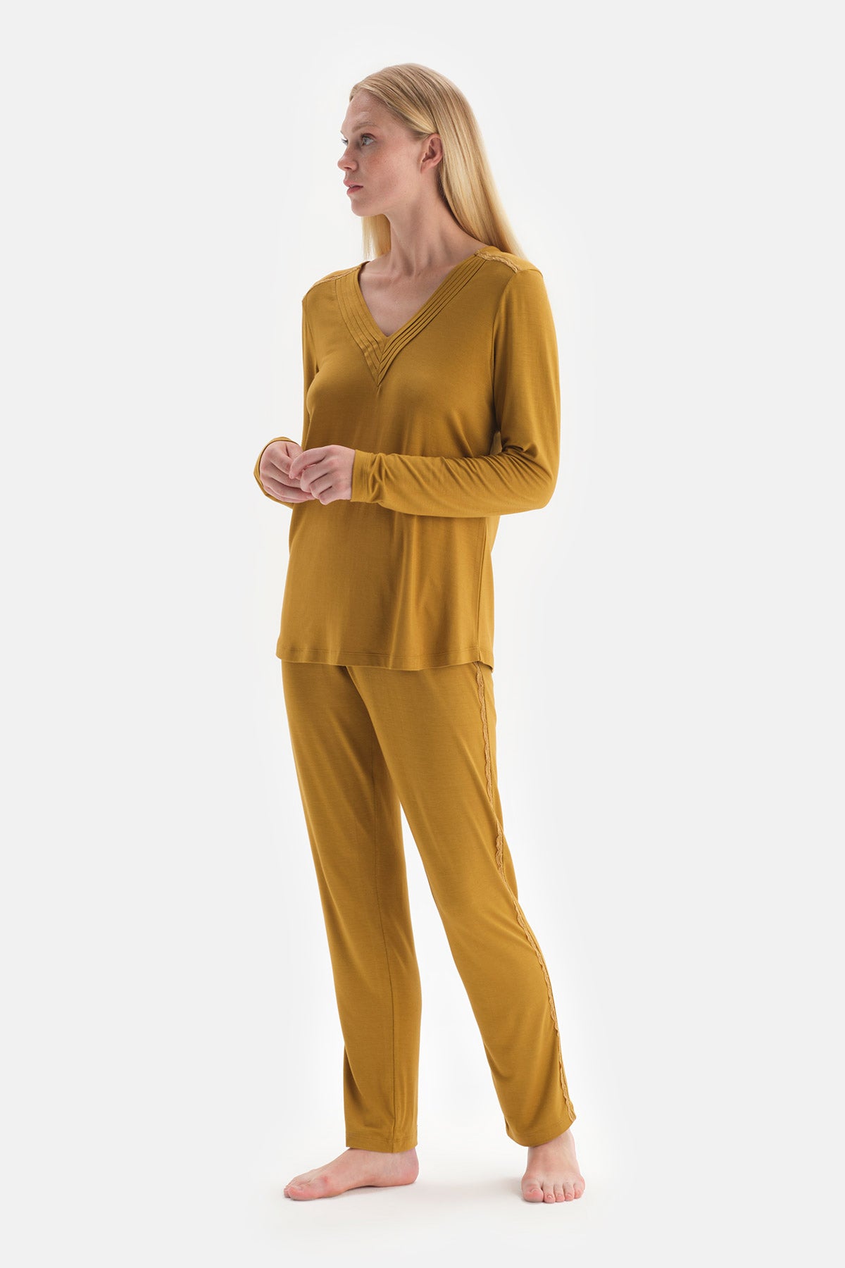 MUSTARD PYJAMA SET